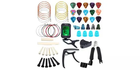 Bosunny Kit di Accessori per Chitarra da 60 PCS