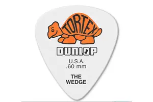 Dunlop 424P.60 Tortex - Set 12 Plettri per Chitarra, 0.60 mm