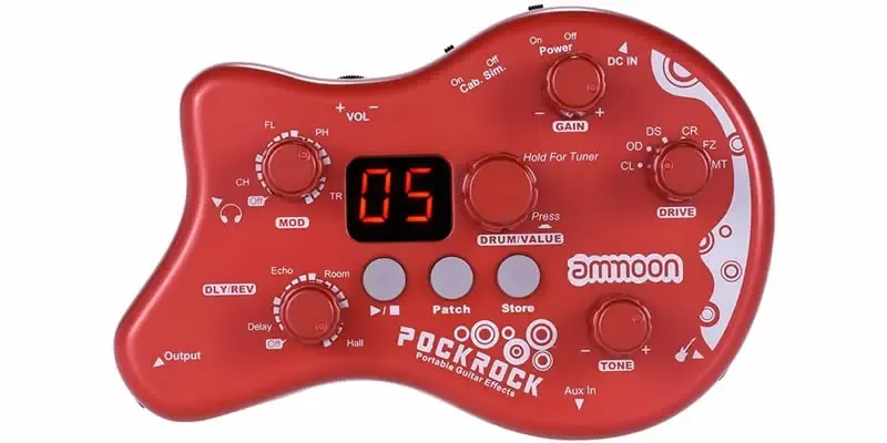Ammoon PockRock Portatile Multieffetto per Chitarra